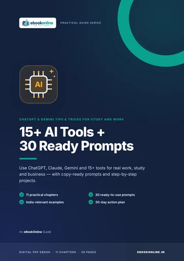 15+ AI Tools + 30 Ready Prompts cover