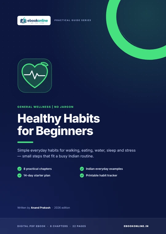 Healthy Habits for Beginners PDF eBook cover