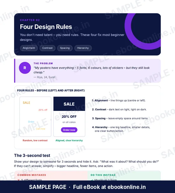 Canva for Beginners PDF eBook – sample page 2