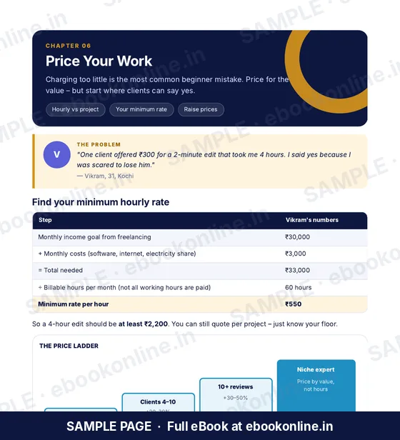 Freelancing for Beginners PDF eBook – sample page 3