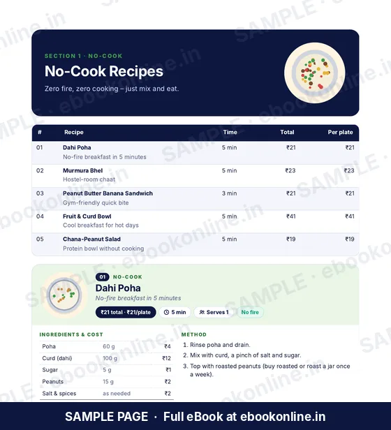 Hostel & Bachelor Cooking PDF eBook – sample page 2