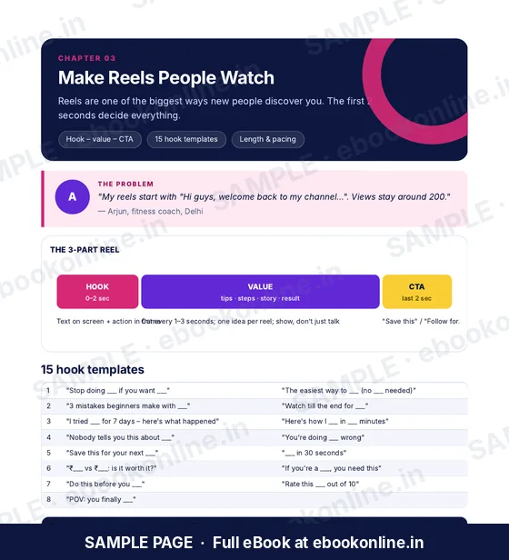 How to Grow on Instagram PDF eBook – sample page 2