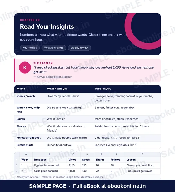 How to Grow on Instagram PDF eBook – sample page 3