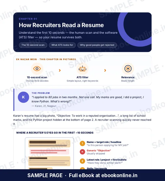 Resume & Interview Starter Guide PDF eBook – sample page 2