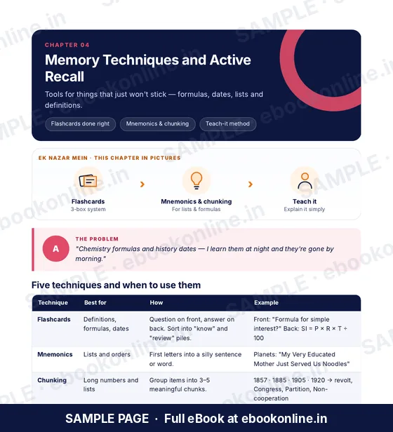 Study Smarter PDF eBook – sample page 3