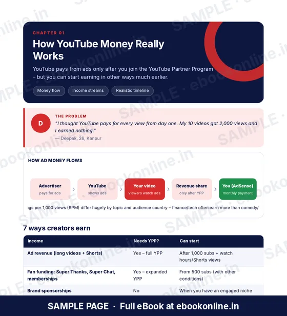 YouTube Se Paise Kaise Kamaye PDF eBook – sample page 2