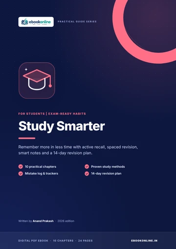 Study Smarter eBook cover