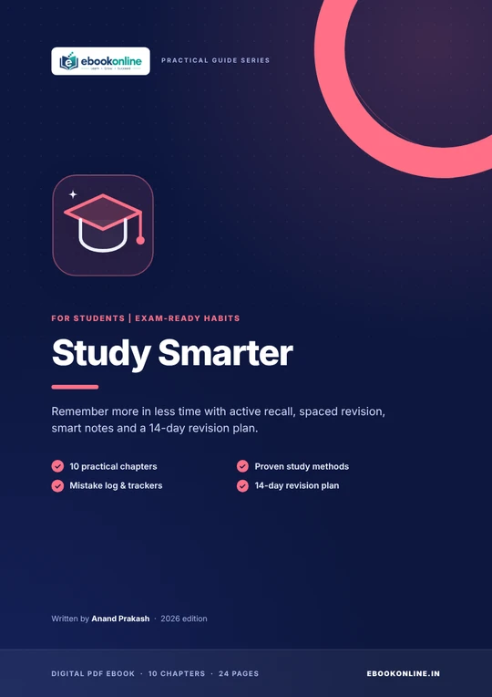 Study Smarter PDF eBook cover